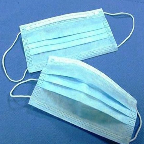 Mascarilla Cirujano con gomas Azul
