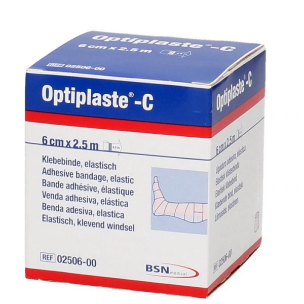 Venda Elastica Adhesiva Optiplaste C 6 cm x 2.5 m