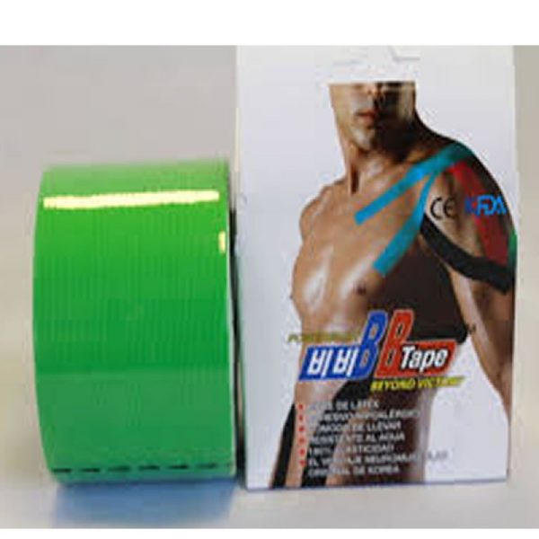 Venda Tape Neuromuscular 5 x 5 Verde