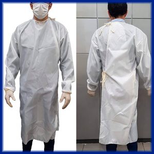 Bata Impermeable de Protección Médica