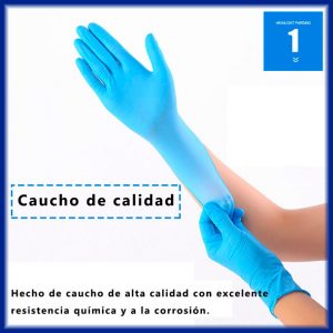 Guantes de Nitrilo Desechables Sin Polvo