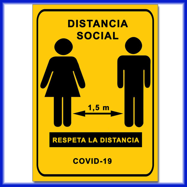 Cartel Distancia Seguridad